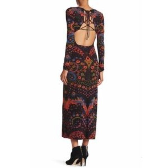 Free People Far Out Cut Out Maxi Dress - Picture 3 of 8